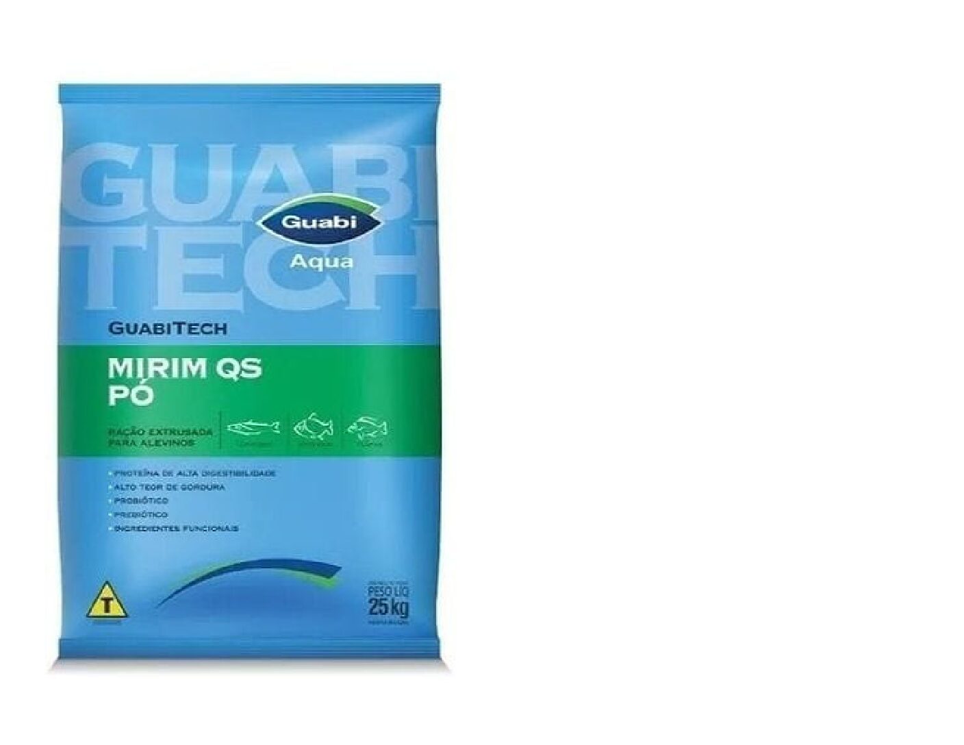 Ração Peixe Guabi Alevinos 55%- 25kg