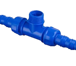 TÊ ROSQUEÁVEL 3/4 COM 2 ADAPTADORES